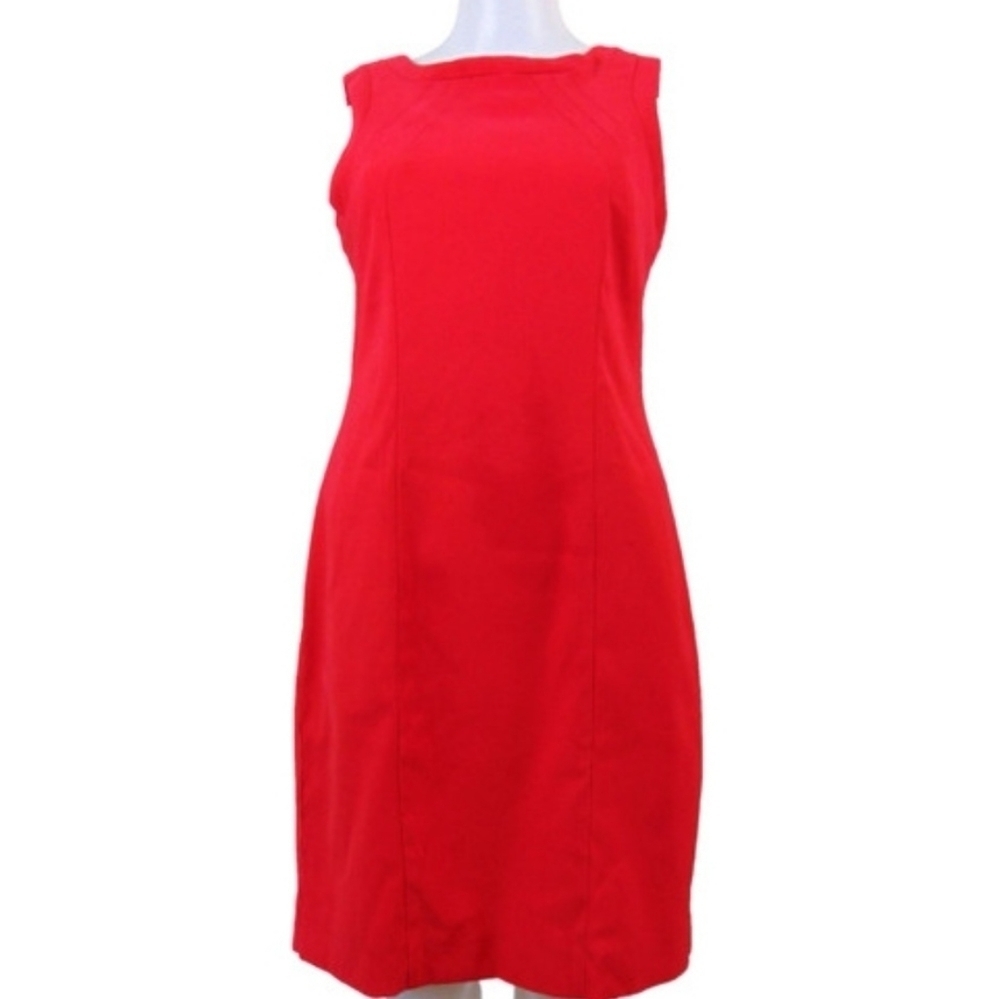 NWT Jacob sleeveless red midi dress. Size small. 🌹